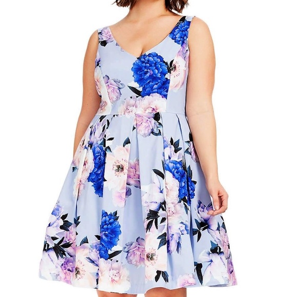 Blue Floral Garden Tulle Dress | Poshmark